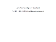 Tablet Screenshot of christiane-leesker.de